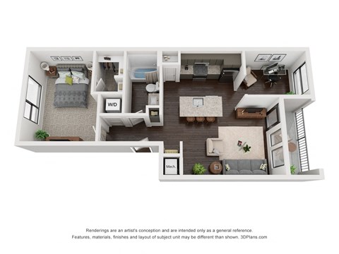 3D floorplan The Rockwood
